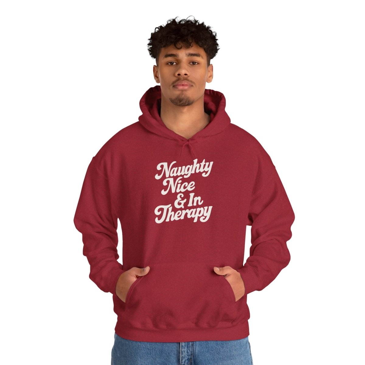 Naughty, Nice & In Therapy Hoodie - Self - Care Shirts