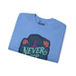 Never Stop Growing Blue Sweatshirt - Self - Care Shirts