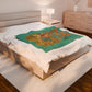 Peace Over Productivity Velveteen Plush Blanket - Self - Care Shirts