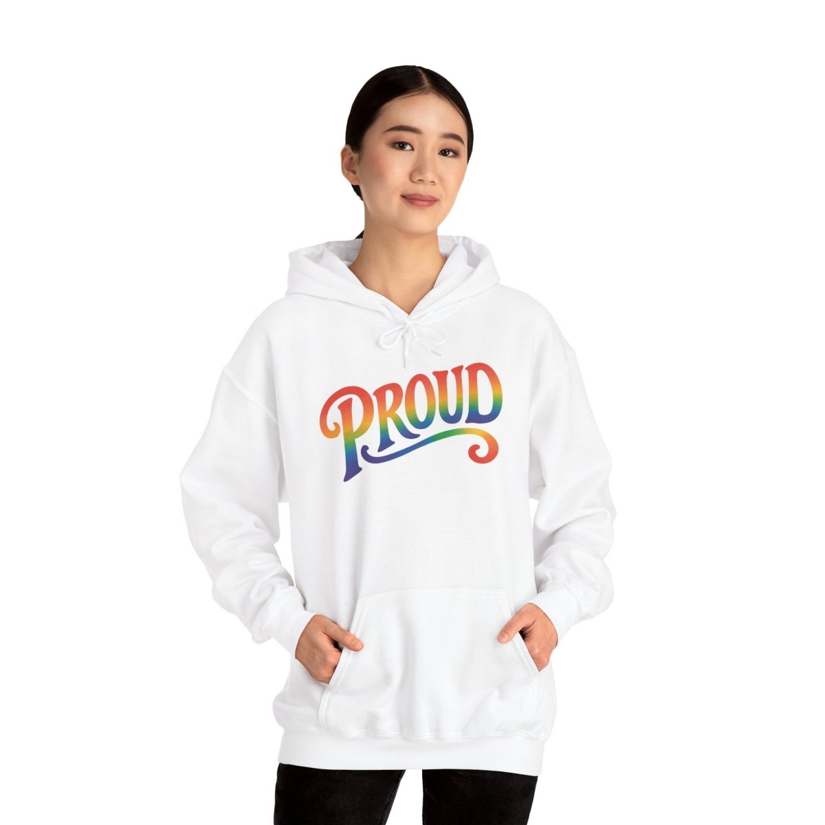 Proud Rainbow Hoodie - Self - Care Shirts