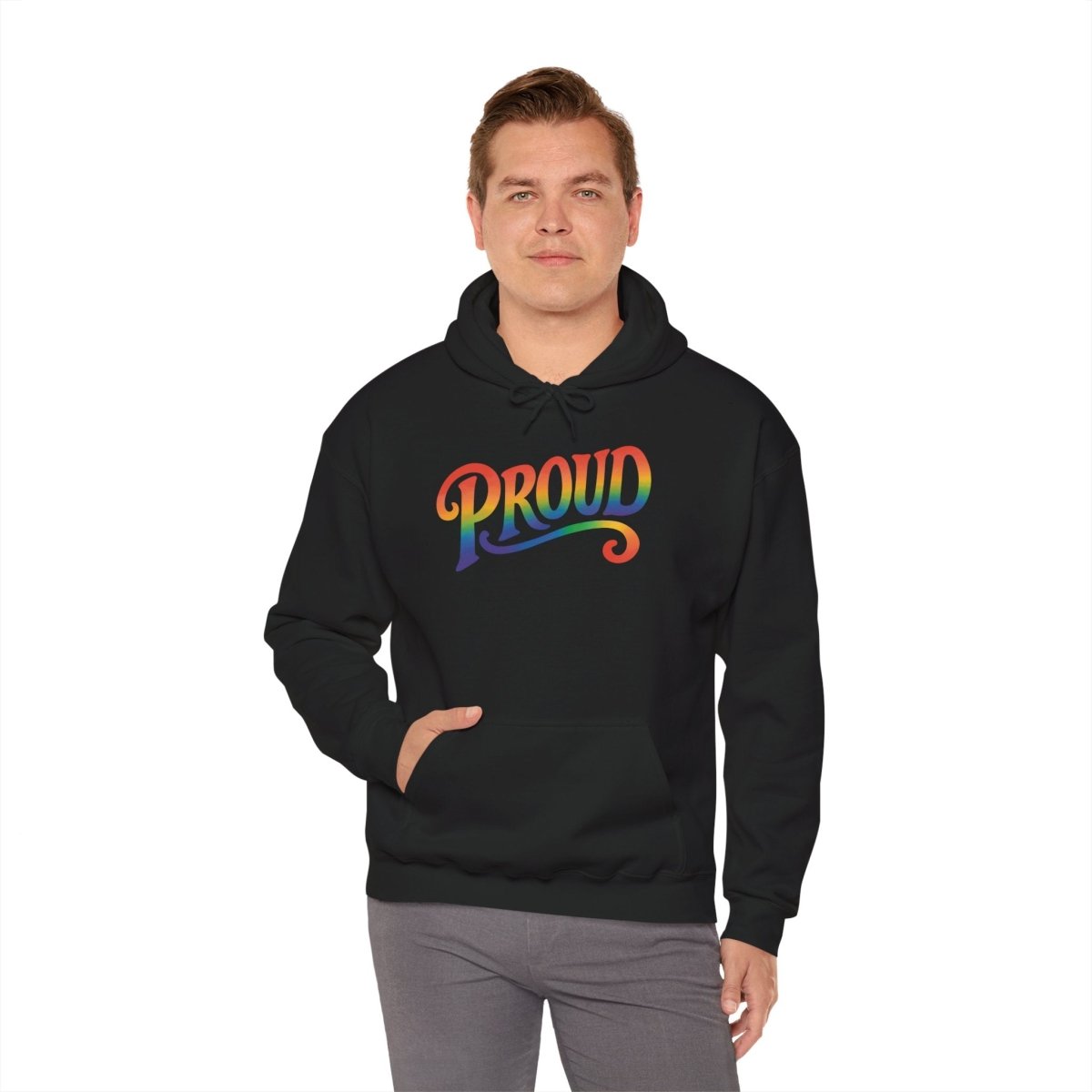 Proud Rainbow Hoodie - Self - Care Shirts