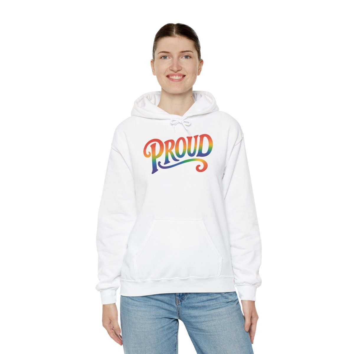 Proud Rainbow Hoodie - Self - Care Shirts