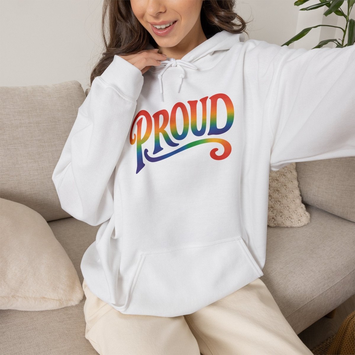 Proud Rainbow Hoodie - Self - Care Shirts