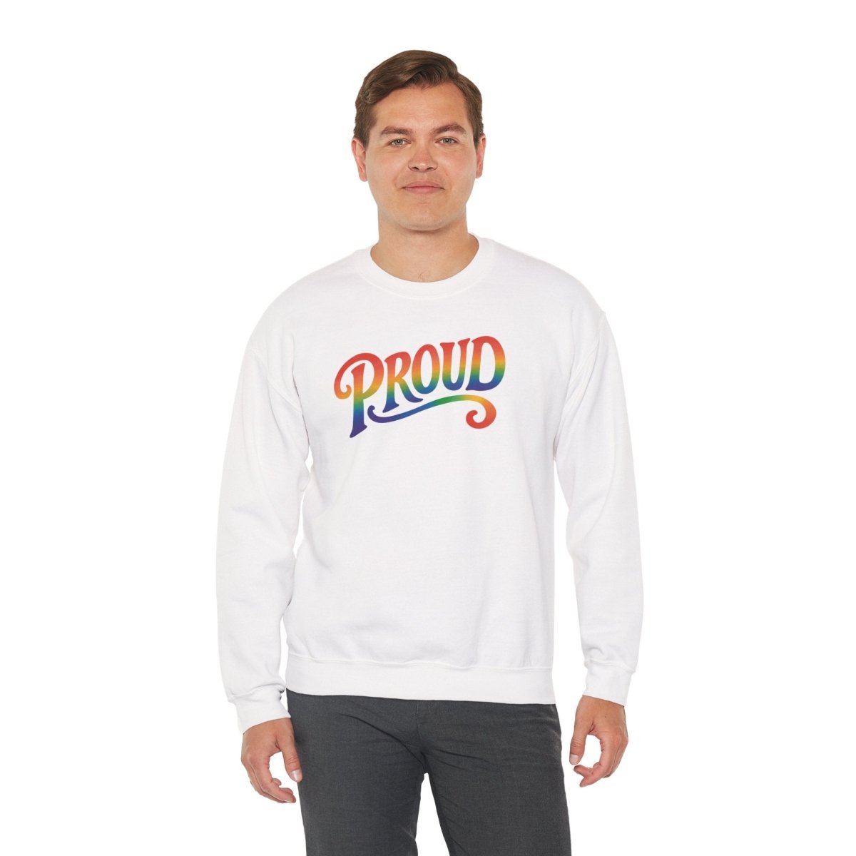 Proud Rainbow Sweatshirt - Self - Care Shirts