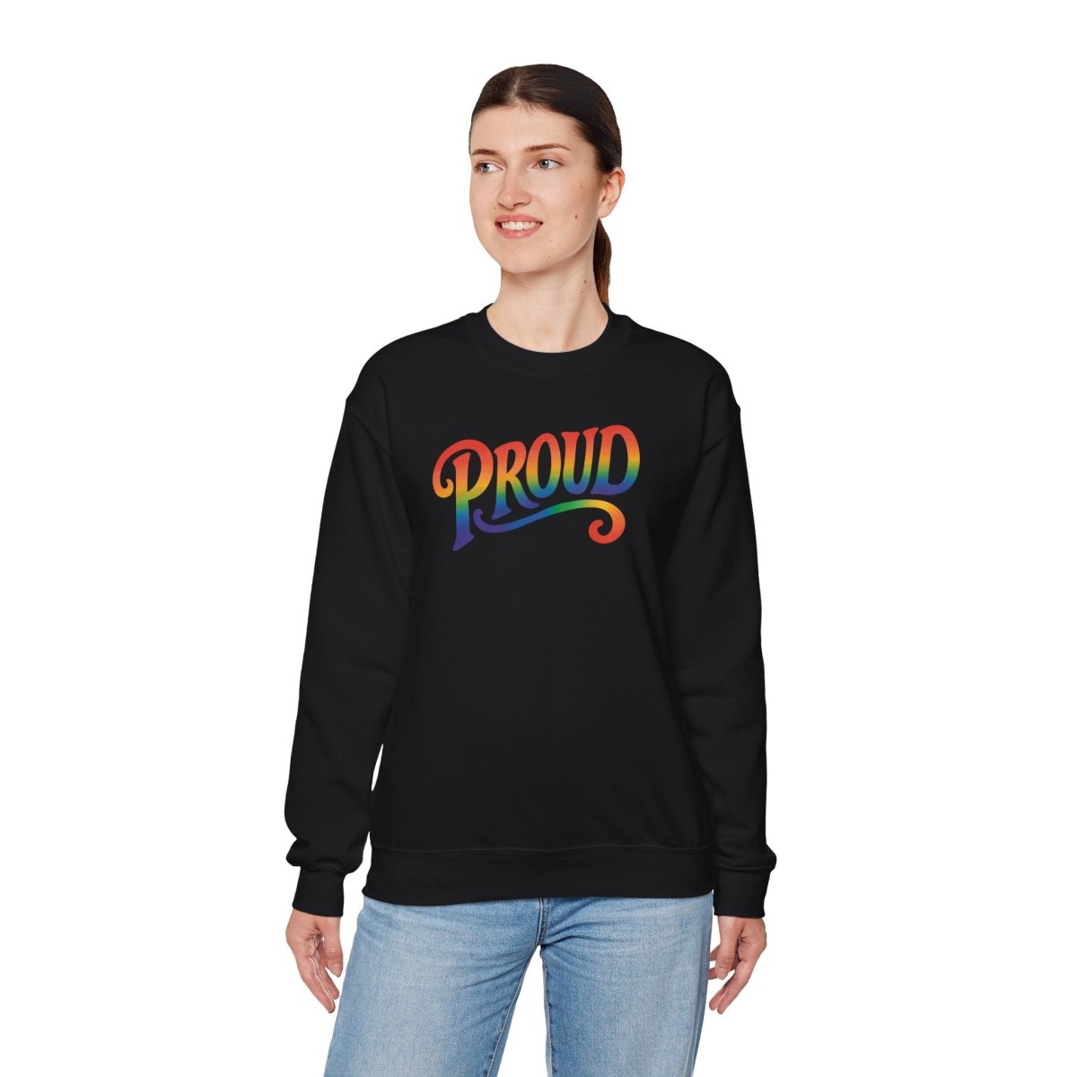 Proud Rainbow Sweatshirt - Self - Care Shirts