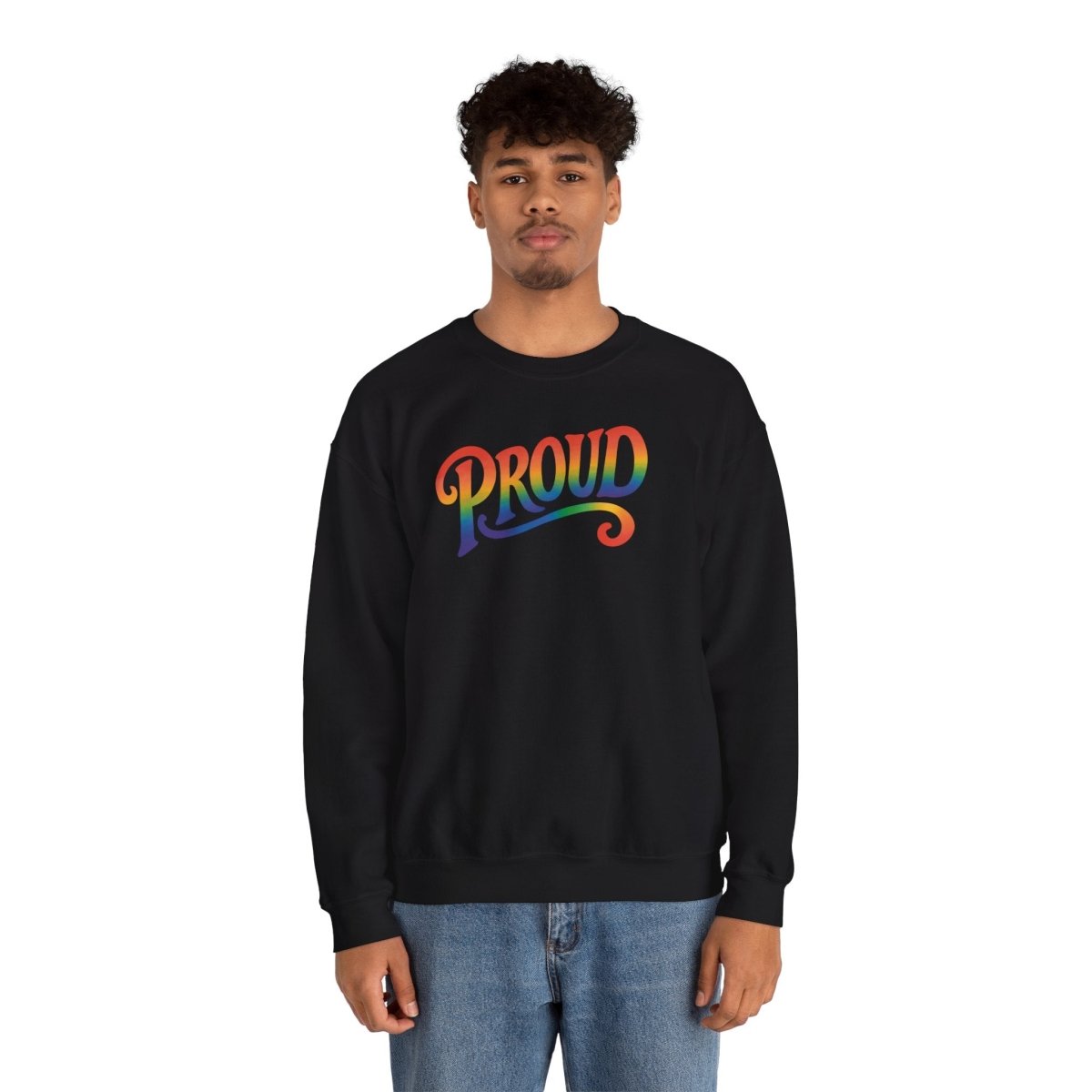 Proud Rainbow Sweatshirt - Self - Care Shirts