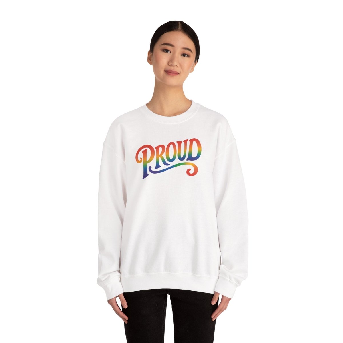 Proud Rainbow Sweatshirt - Self - Care Shirts