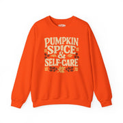 Pumpkin Spice & Self - Care | Mental Health Sweatshirt - Self - Care Shirts