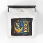 Rest Is Productive Cow Plush Blanket - Self - Care Shirts