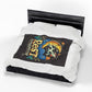 Rest Is Productive Cow Plush Blanket - Self - Care Shirts