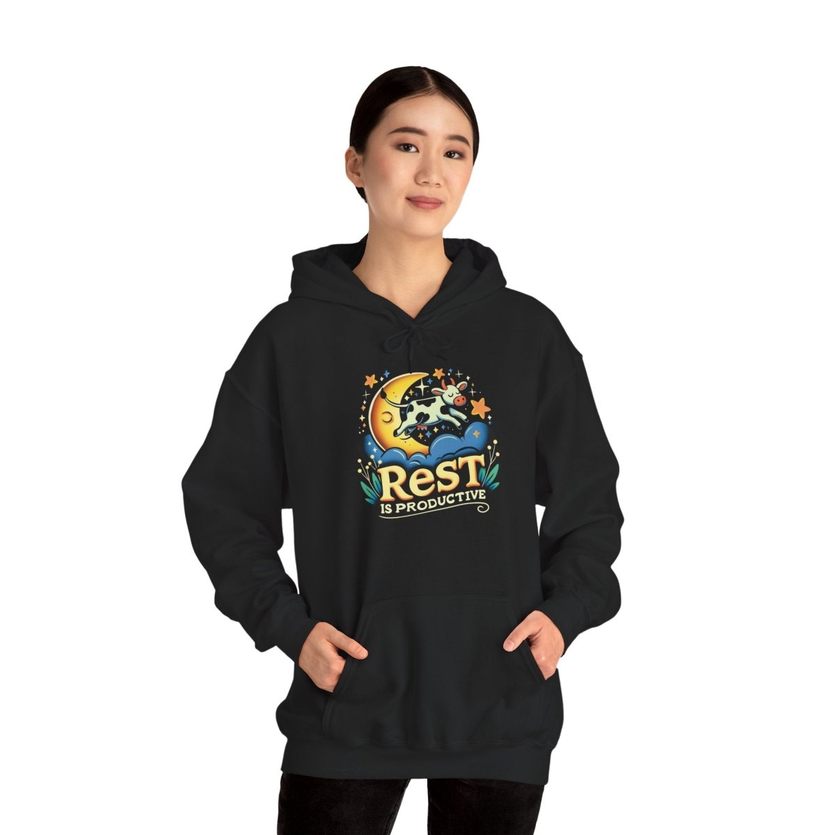 Rest Is Productive Hoodie - Self - Care Shirts