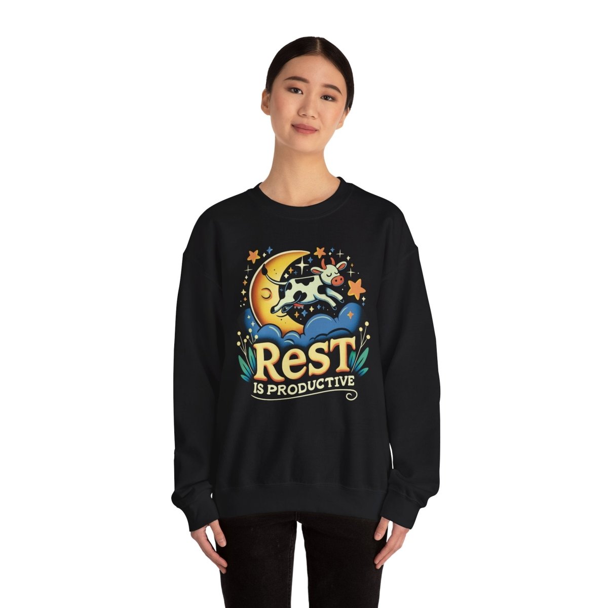 Rest Is Productive | Mental Health Sweatshirt - Self - Care Shirts