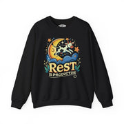 Rest Is Productive | Mental Health Sweatshirt - Self - Care Shirts