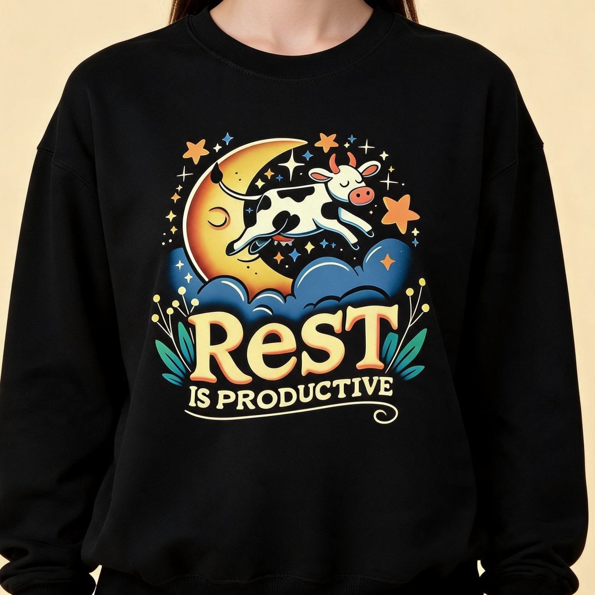 Rest Is Productive Sweatshirt - Self-Care Shirts
