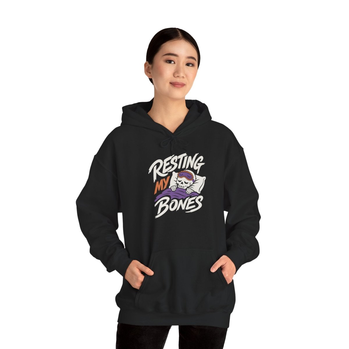 Resting My Bones Hoodie - Self-Care Shirts
