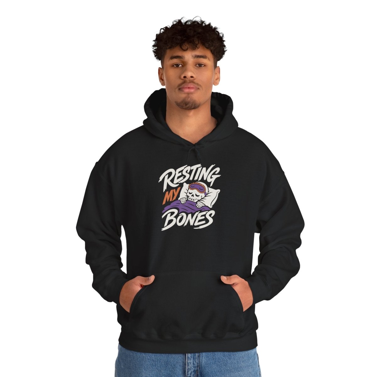 Resting My Bones Hoodie - Self-Care Shirts