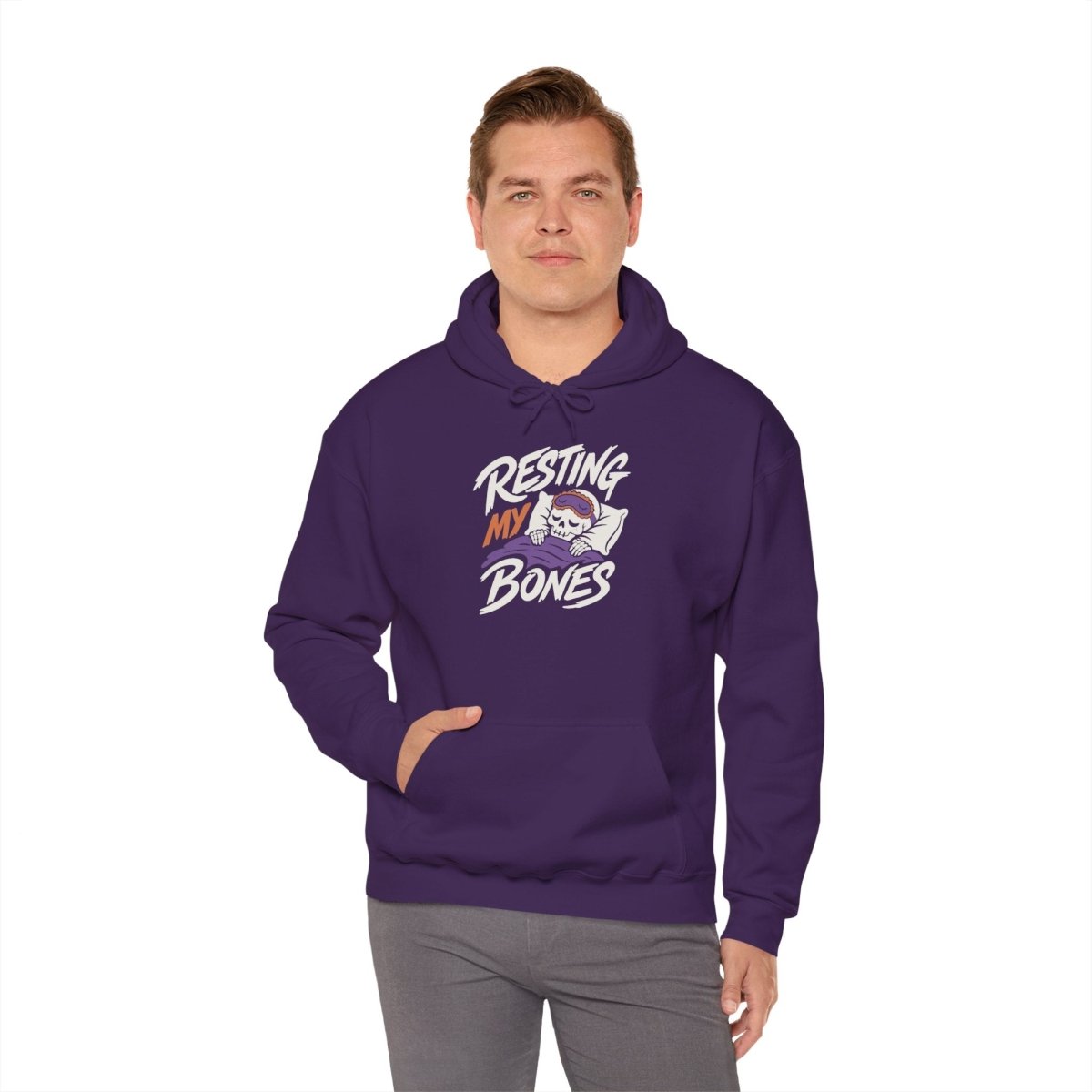 Resting My Bones Hoodie - Self-Care Shirts