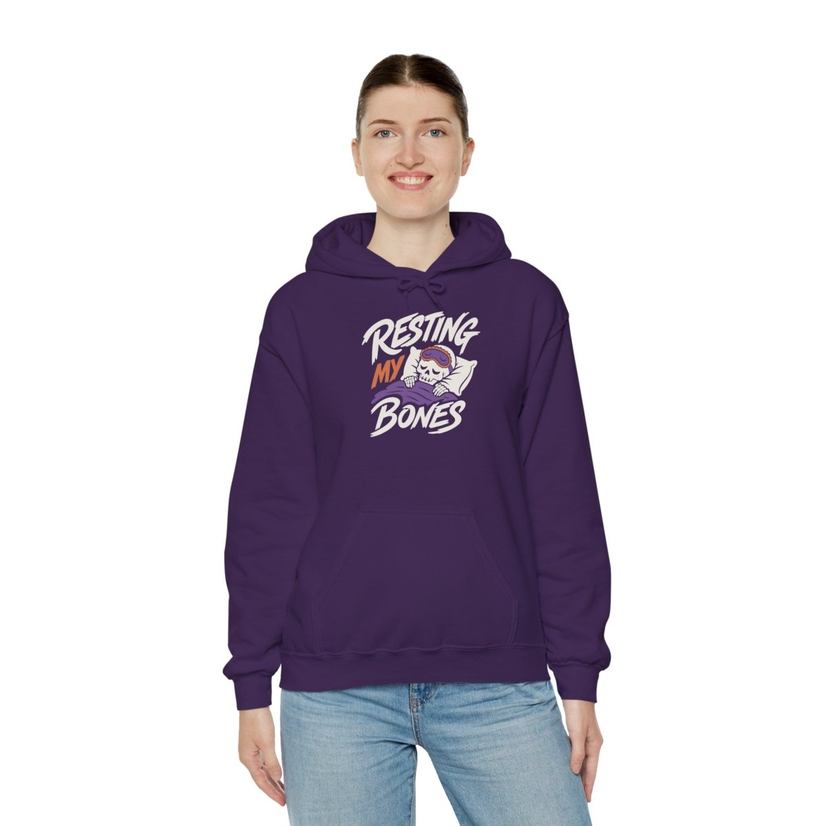 Resting My Bones Hoodie - Self-Care Shirts