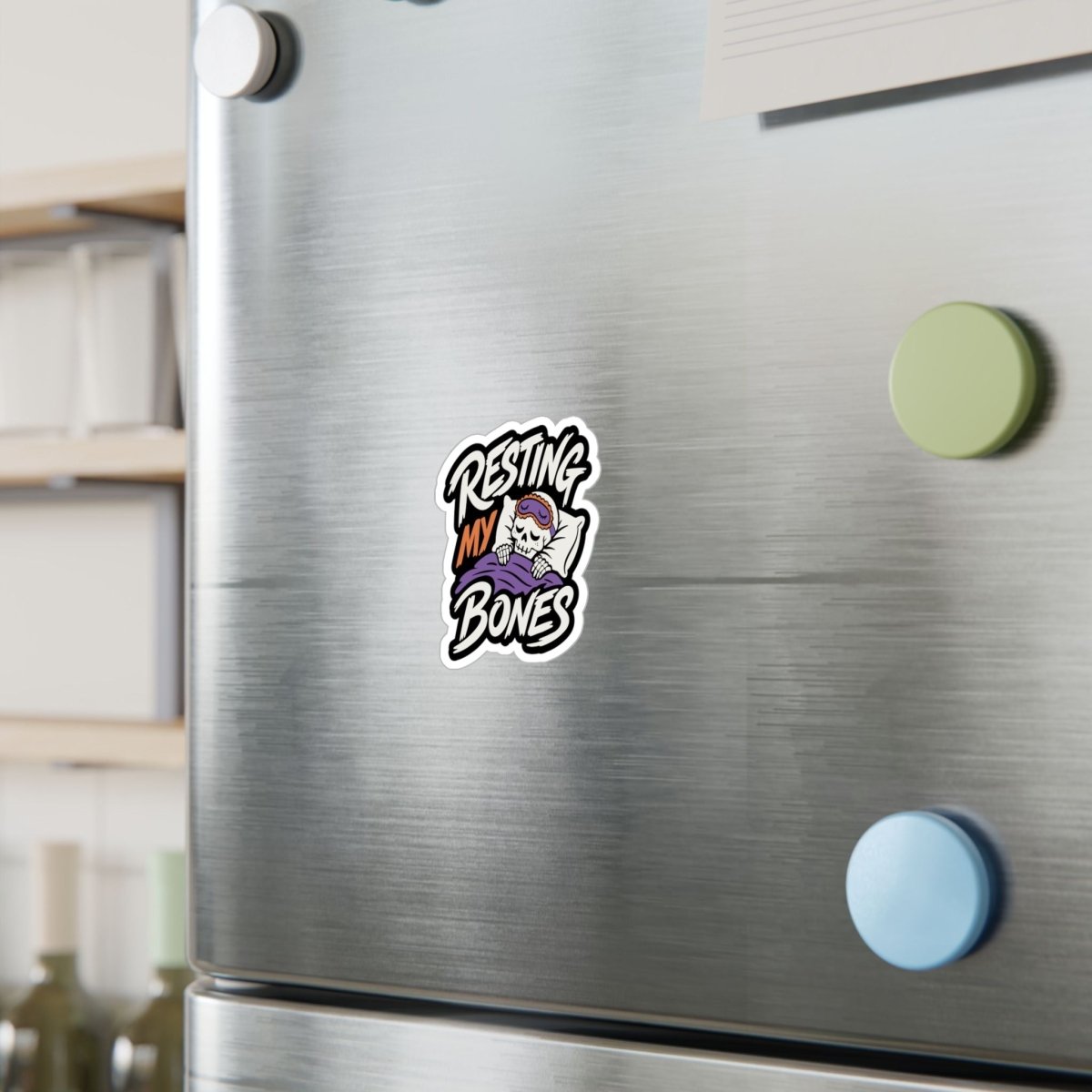 Resting My Bones Sticker - Self-Care Shirts
