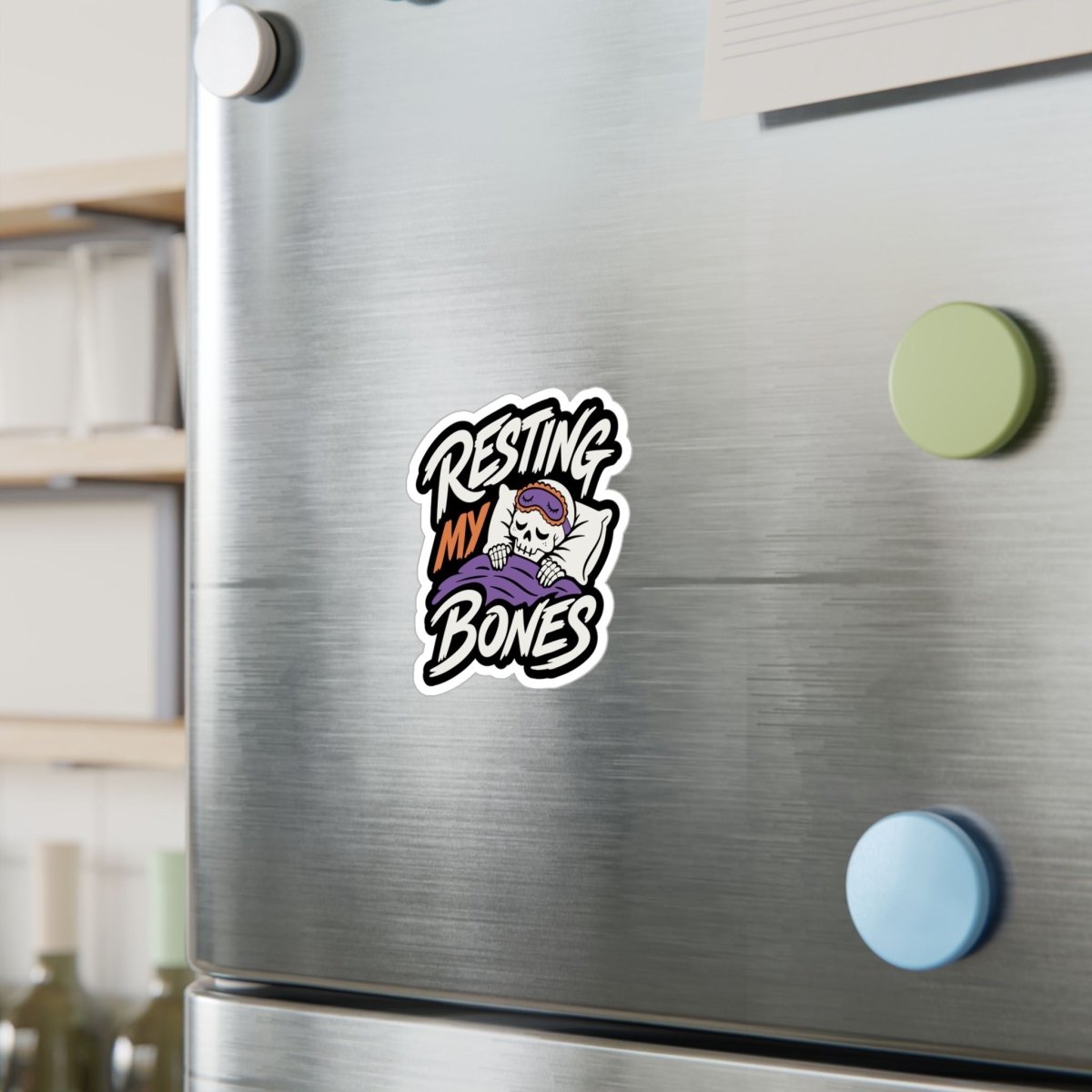 Resting My Bones Sticker - Self-Care Shirts