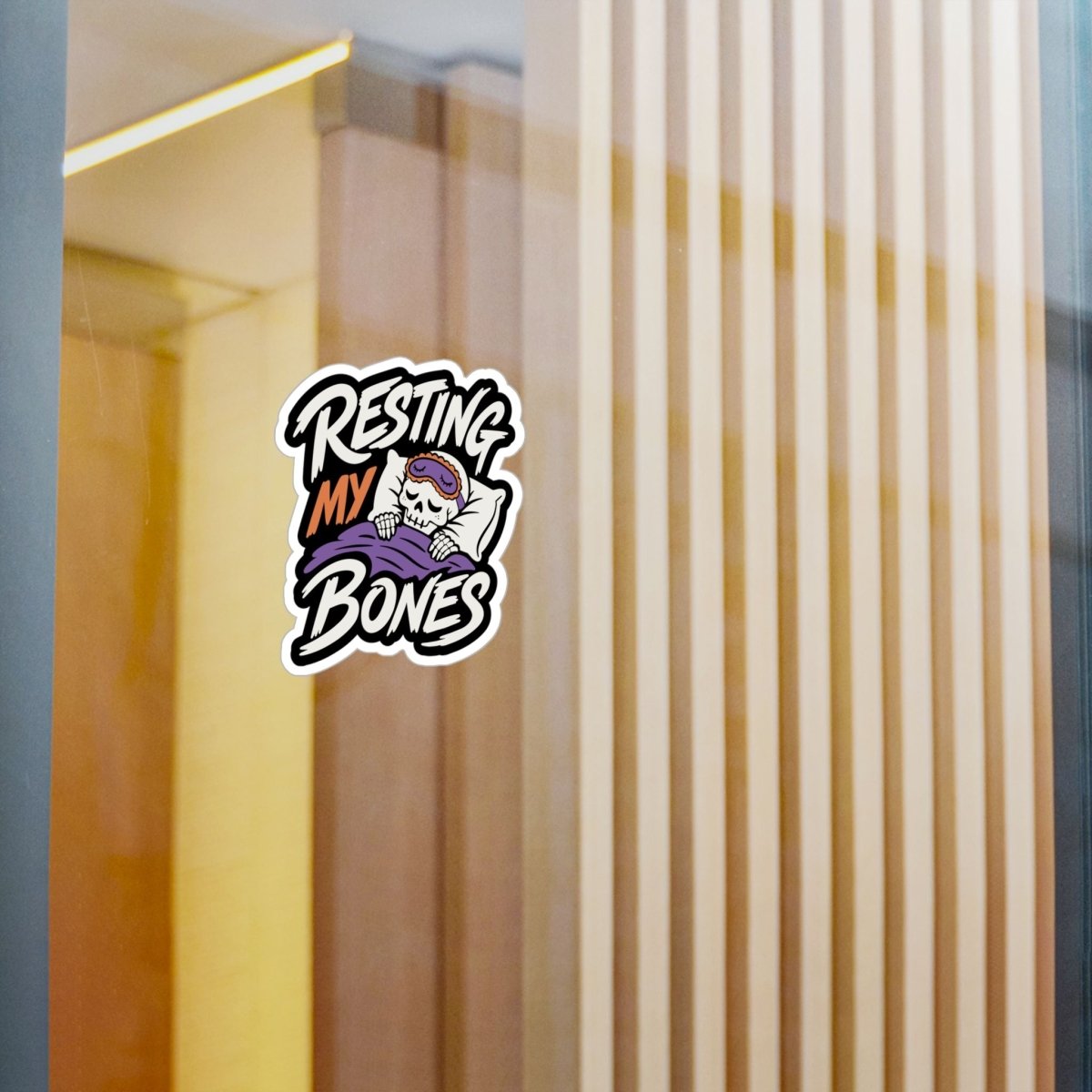 Resting My Bones Sticker - Self-Care Shirts