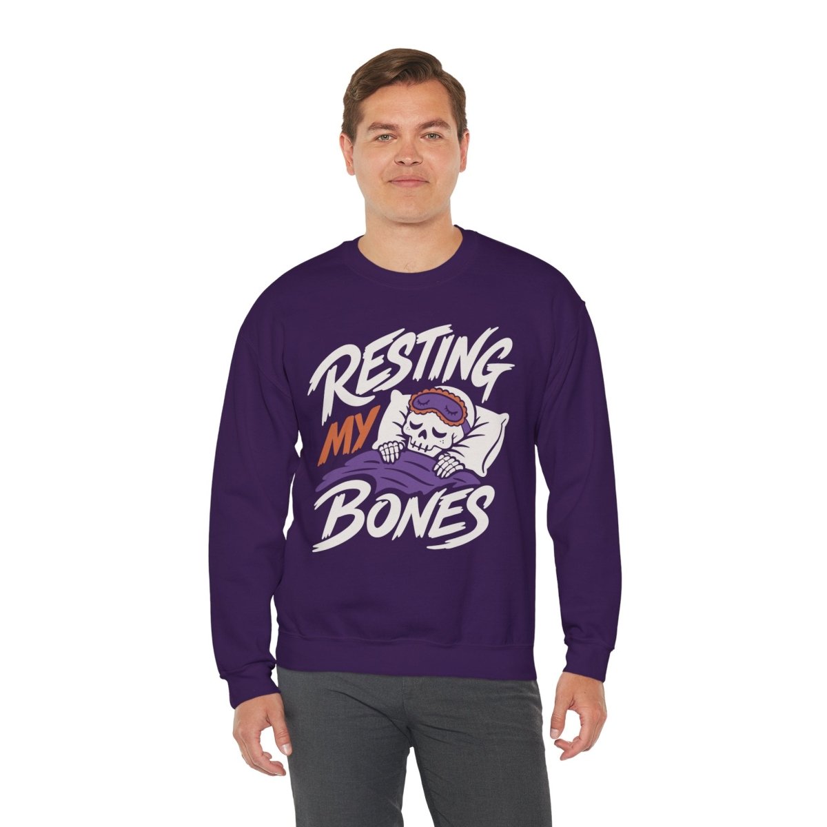 Resting My Bones Sweatshirt - Self-Care Shirts