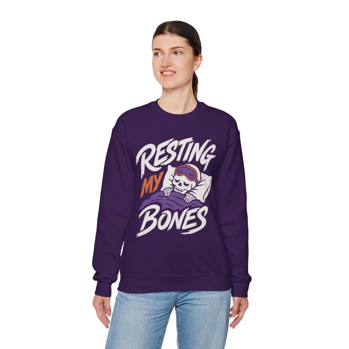 Resting My Bones Sweatshirt - Self-Care Shirts