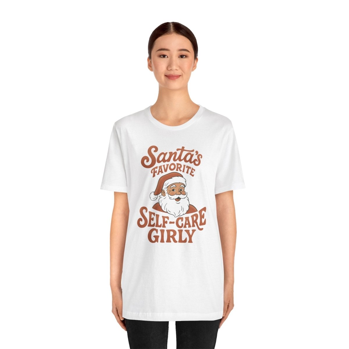 Santa's Favorite Self - Care Girly Shirt - Self - Care Shirts