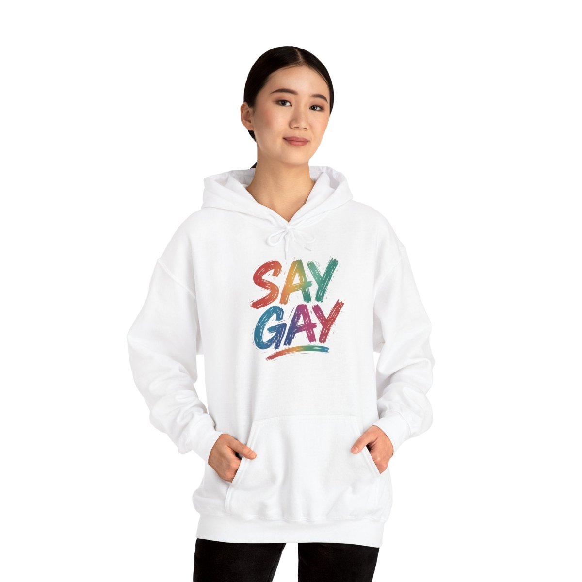Say Gay Hoodie - Self - Care Shirts
