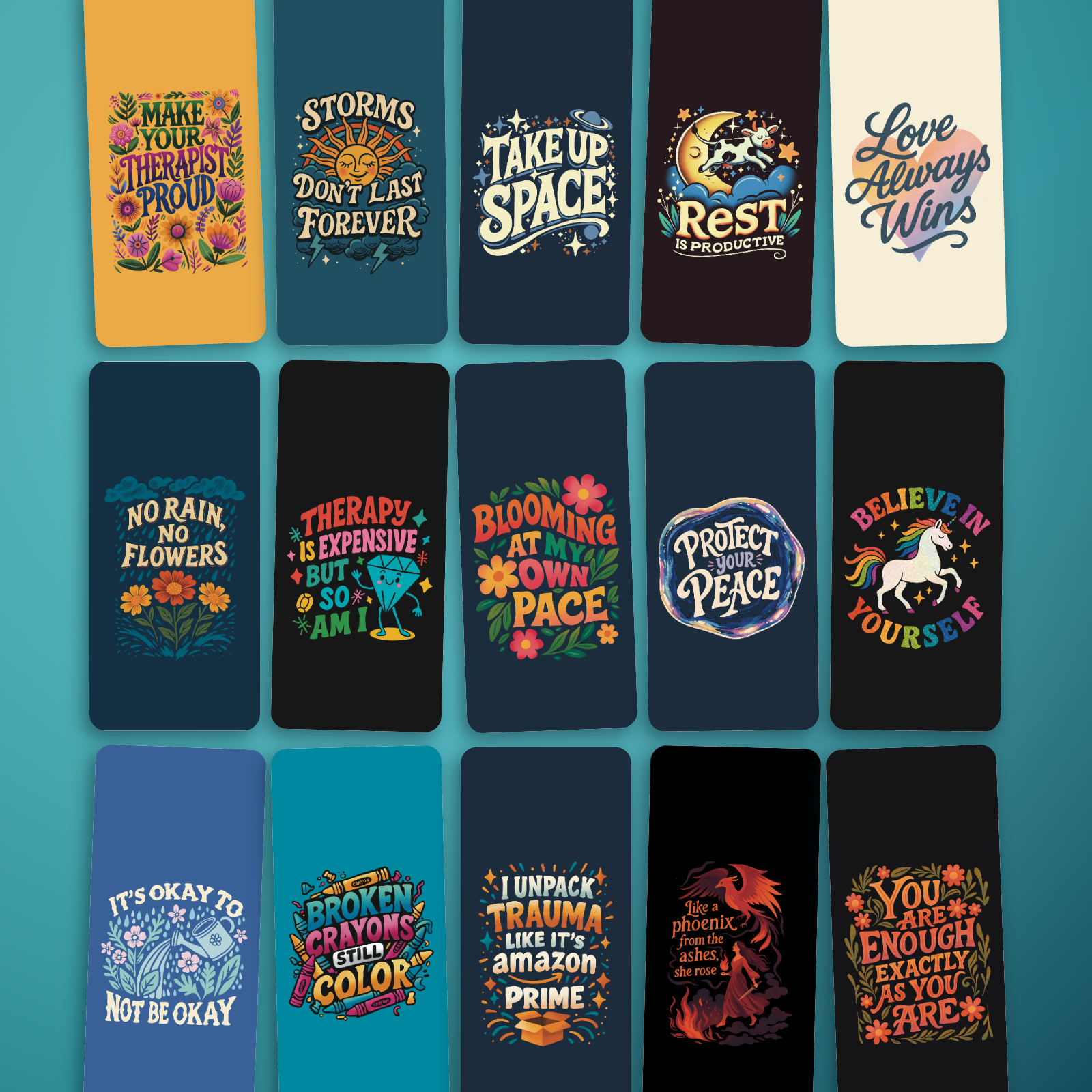 The Whole Collection — 44 Lock Screens