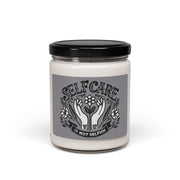 Self-Care Is Not Selfish Scented Soy Candle - Self-Care Shirts for mental health