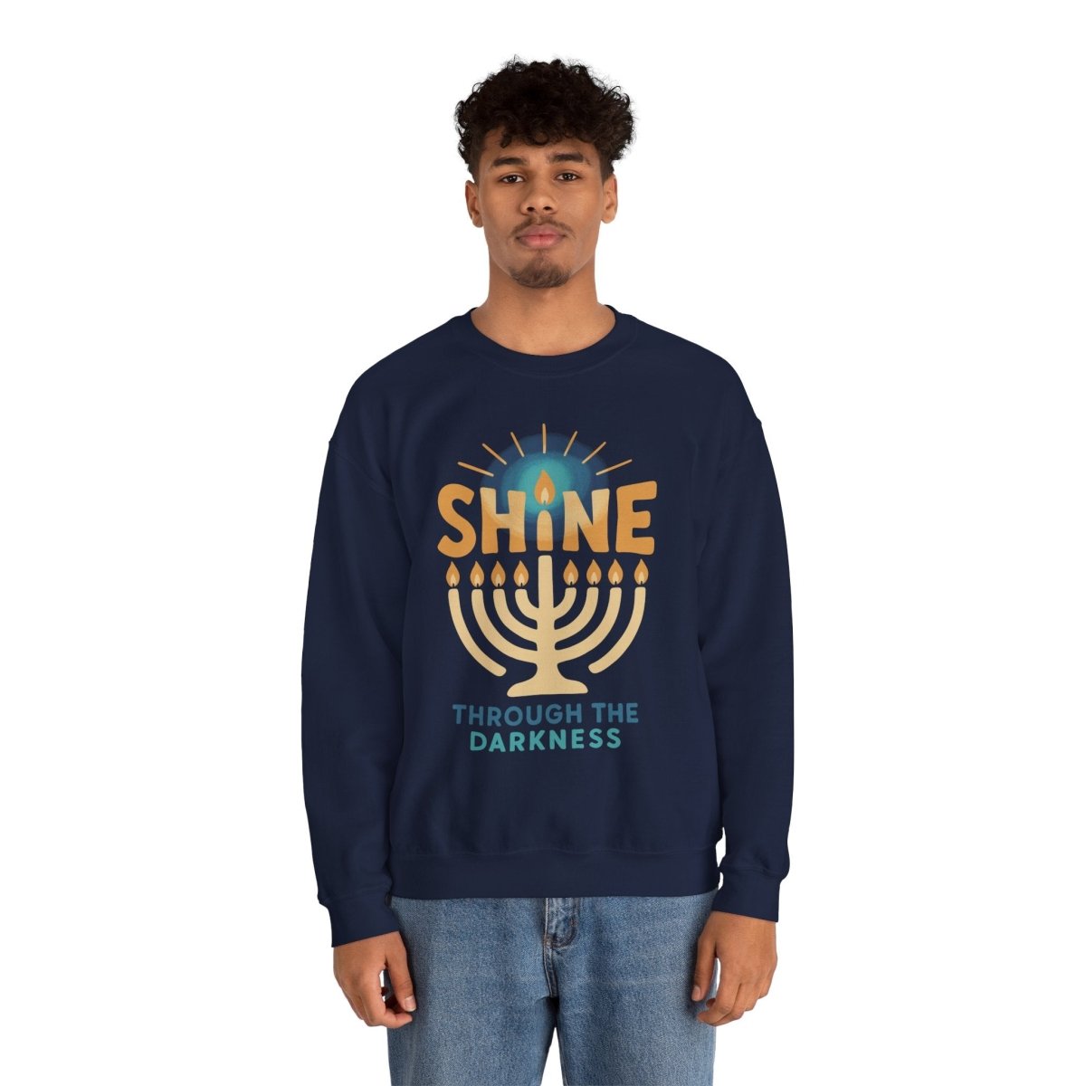 Shine Through the Darkness | Mental Health Sweatshirt - Self - Care Shirts