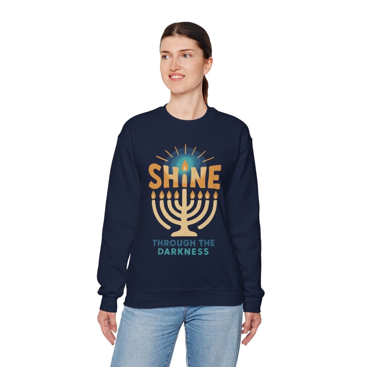 Shine Through the Darkness | Mental Health Sweatshirt - Self - Care Shirts