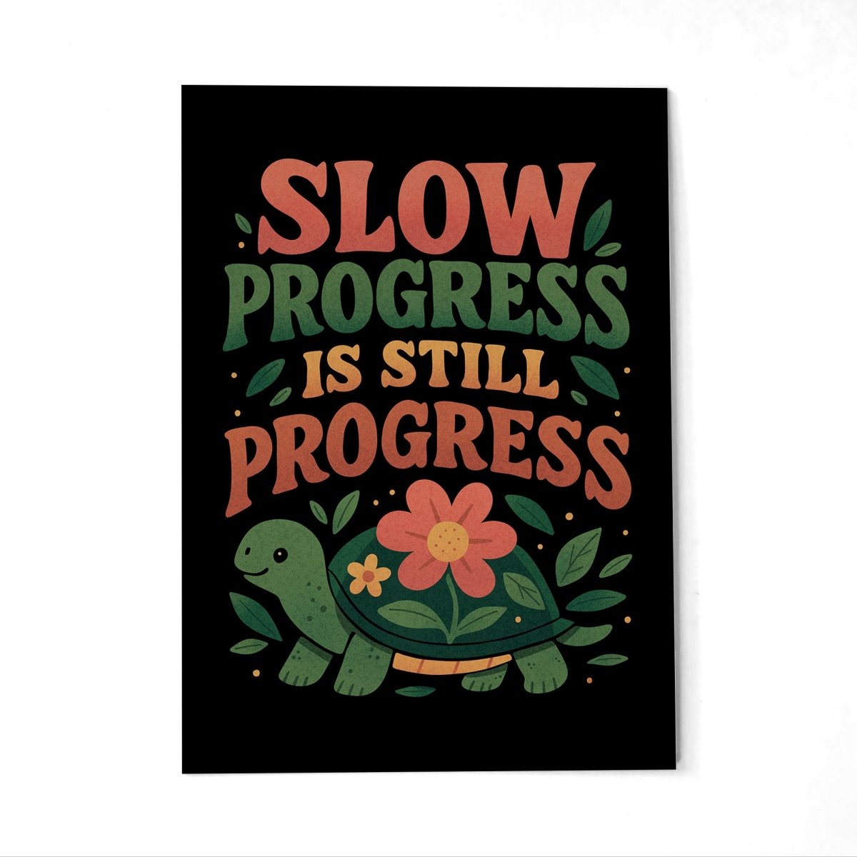 Slow Progress Is Still Progress Postcard - Self-Care Shirts