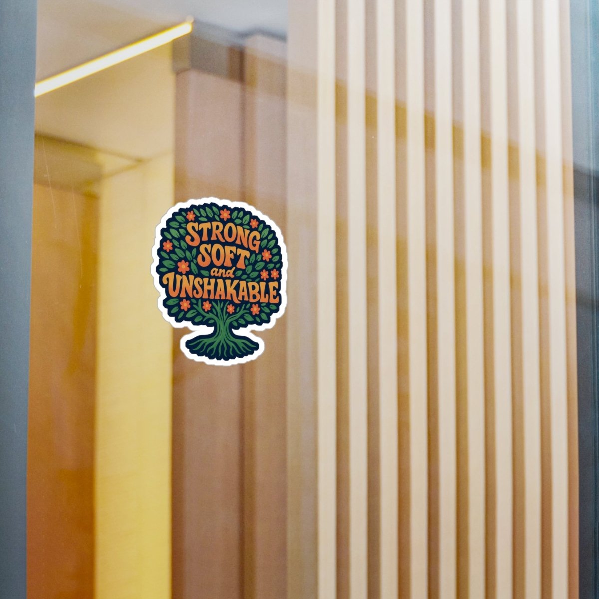 Strong Soft and Unshakable Sticker - Self - Care Shirts