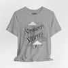 Stronger Than the Storm Gray | Mental Health Shirt - Self - Care Shirts
