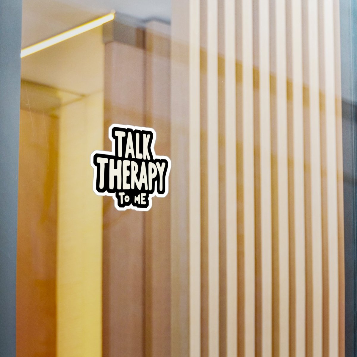 Talk Therapy to Me Sticker - Self - Care Shirts