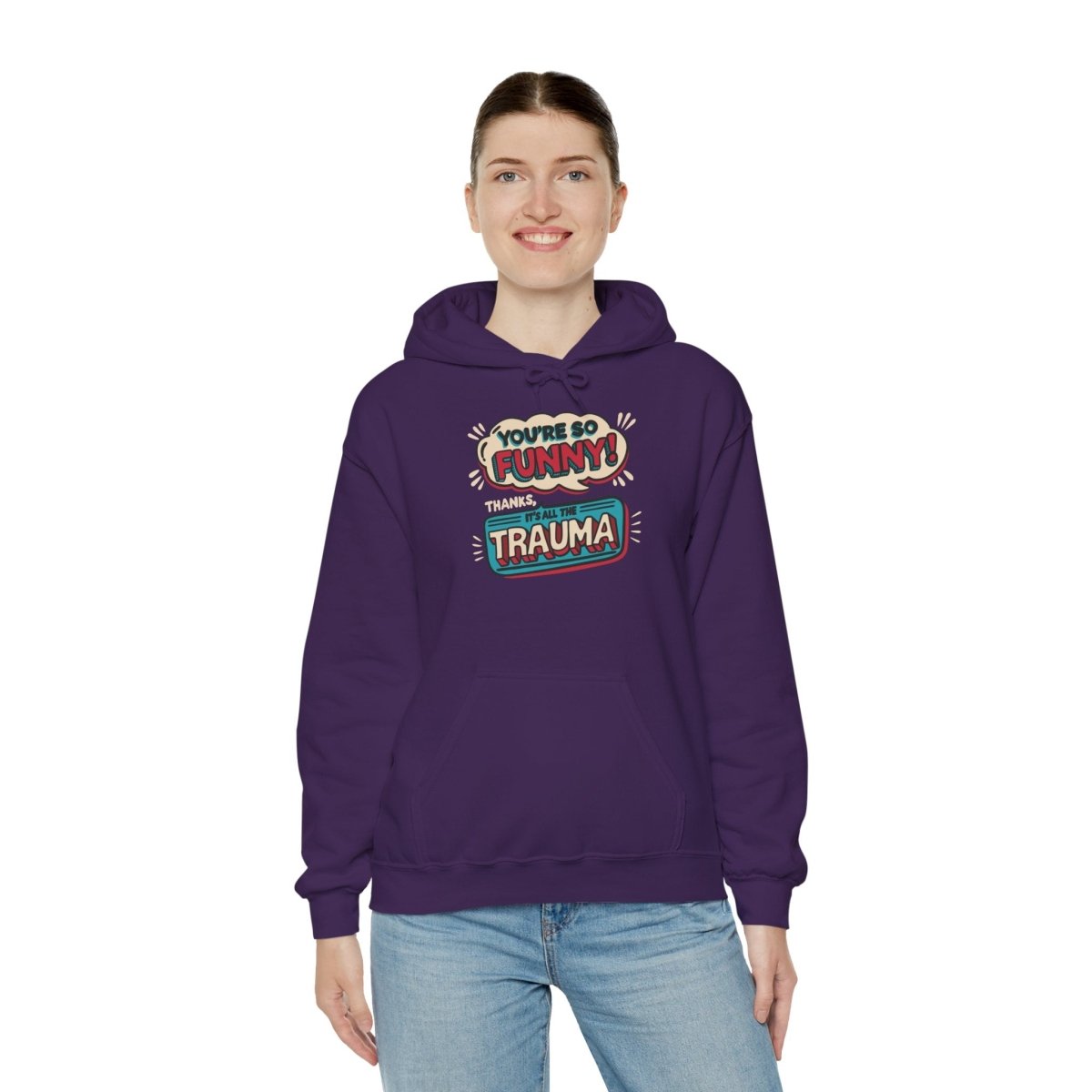 Thanks It’s All the Trauma Hoodie - Self - Care Shirts