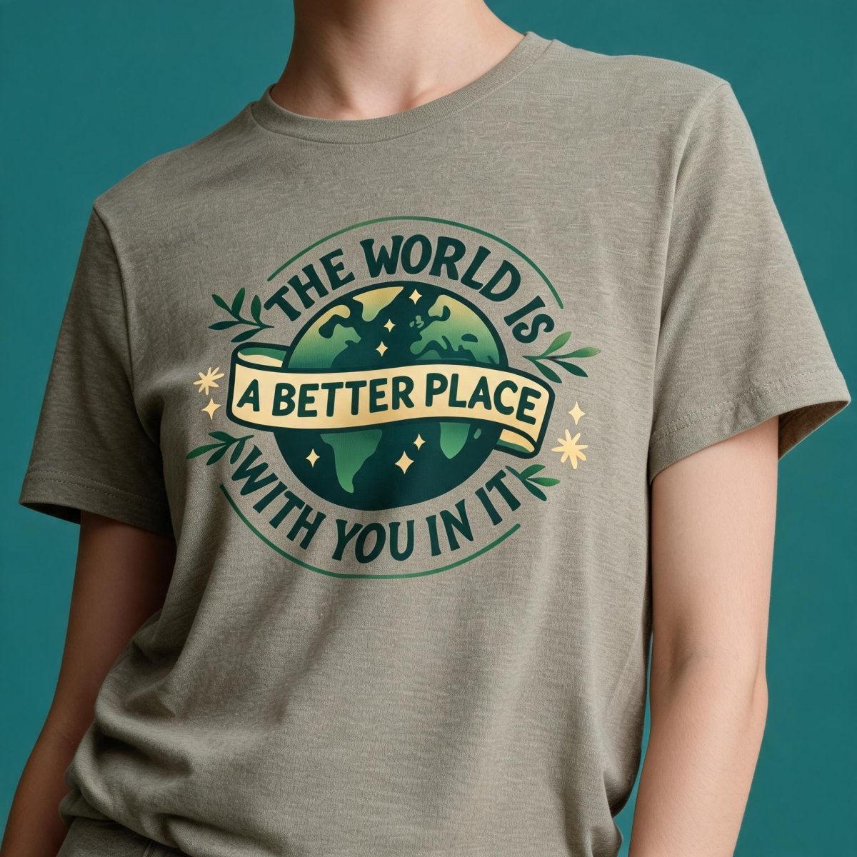 The World Is a Better Place with You in It Shirt - Self-Care Shirts