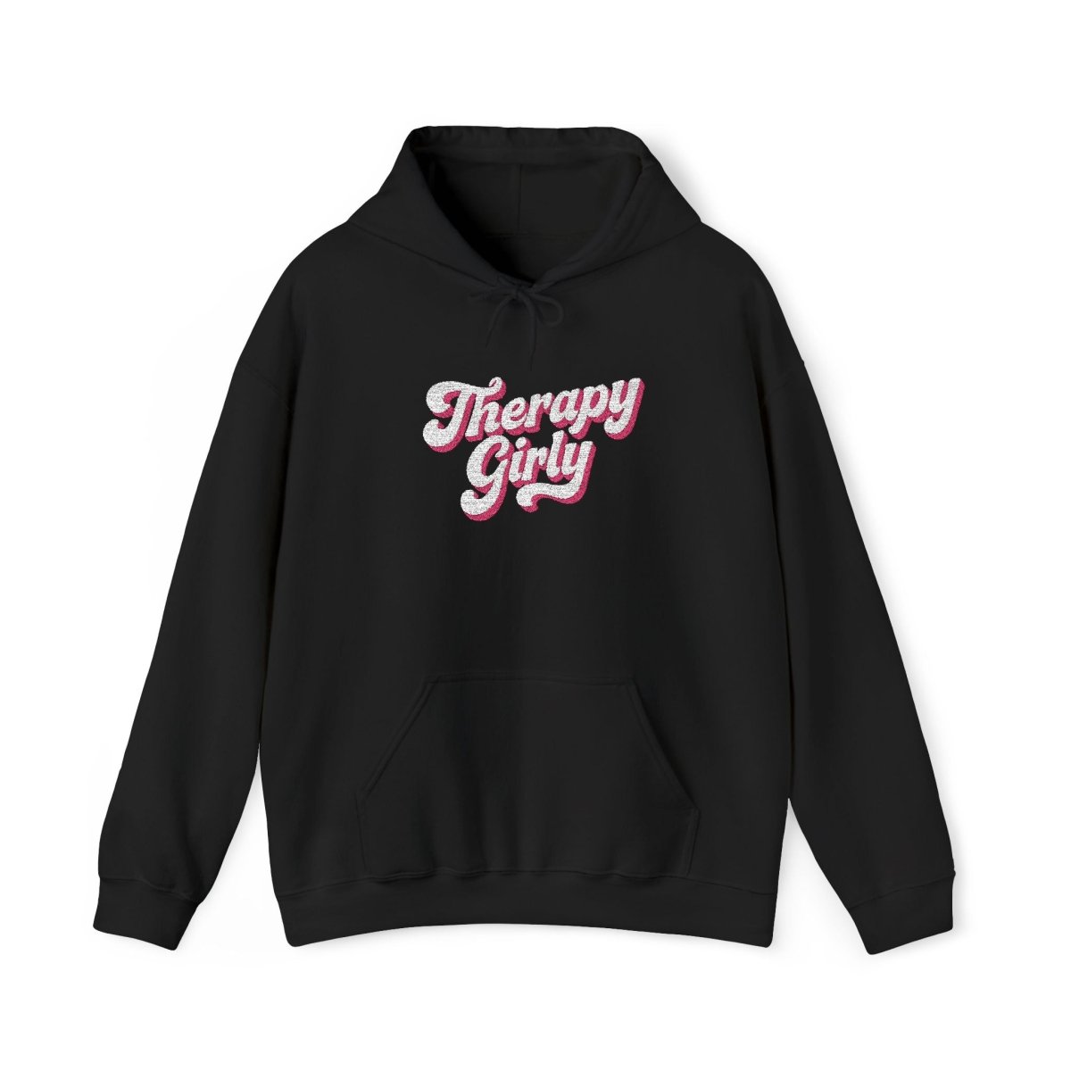 Therapy Girly Embroidered Hoodie - Self - Care Shirts