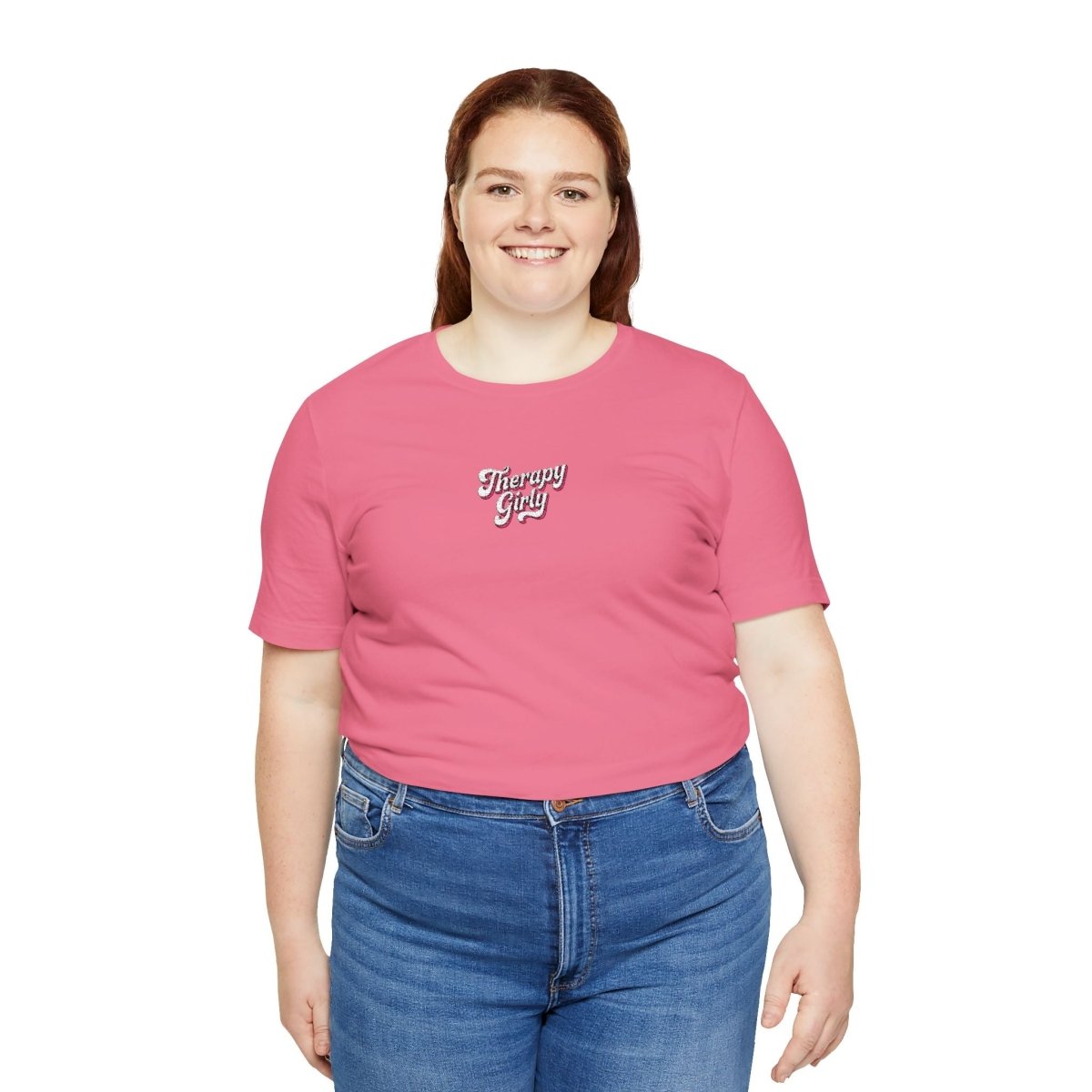 Therapy Girly Embroidered Shirt - Self - Care Shirts