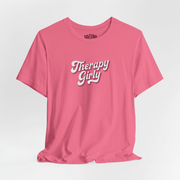 Therapy Girly Embroidered Shirt - Self-Care Shirts