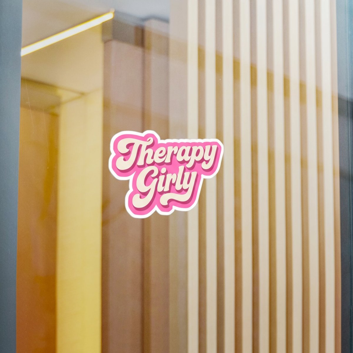 Therapy Girly Sticker - Self - Care Shirts