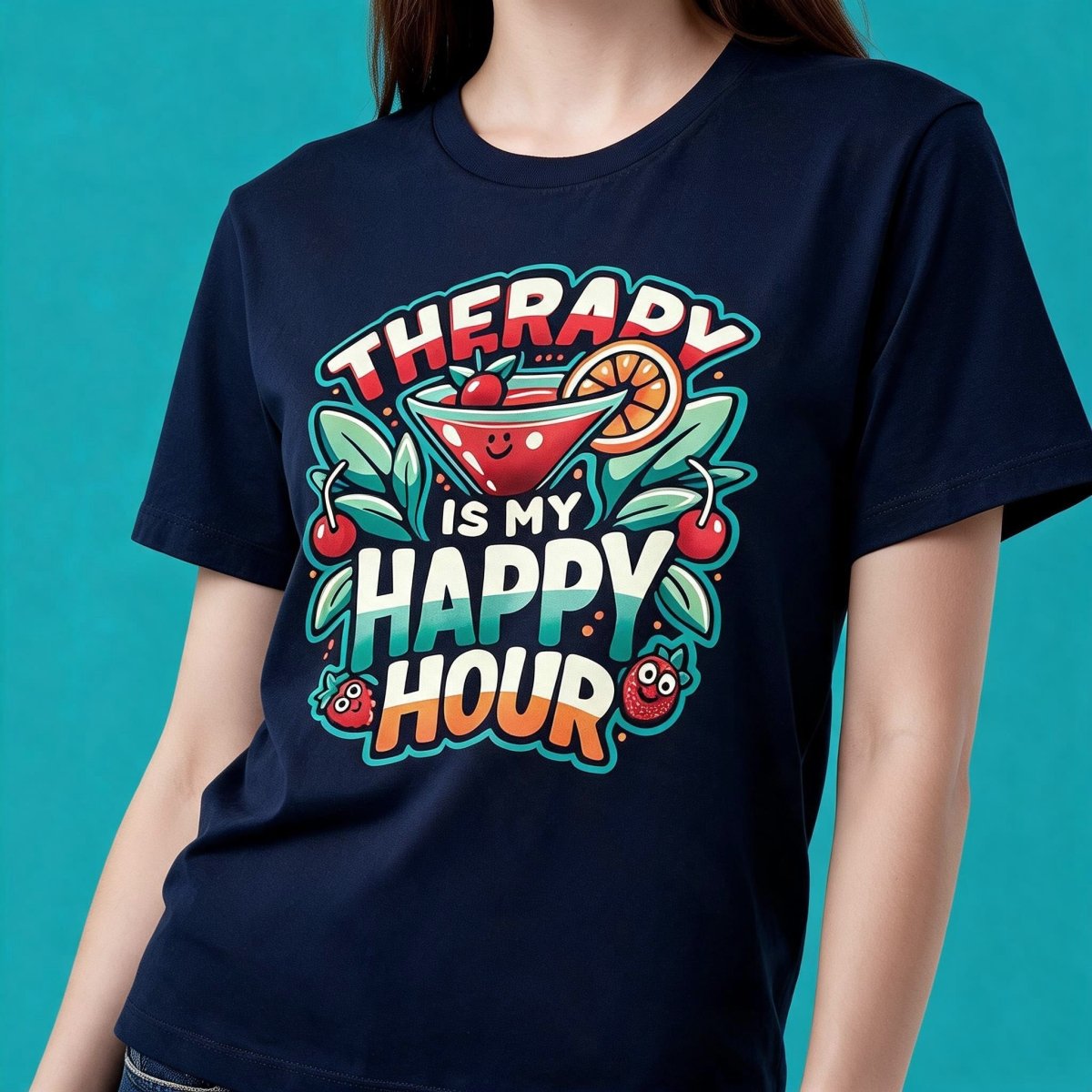 Therapy Is My Happy Hour Shirt - Self-Care Shirts