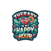 Therapy Is My Happy Hour Sticker - Self - Care Shirts