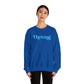 Thriving | Embroidered Mental Health Sweatshirt - Self - Care Shirts