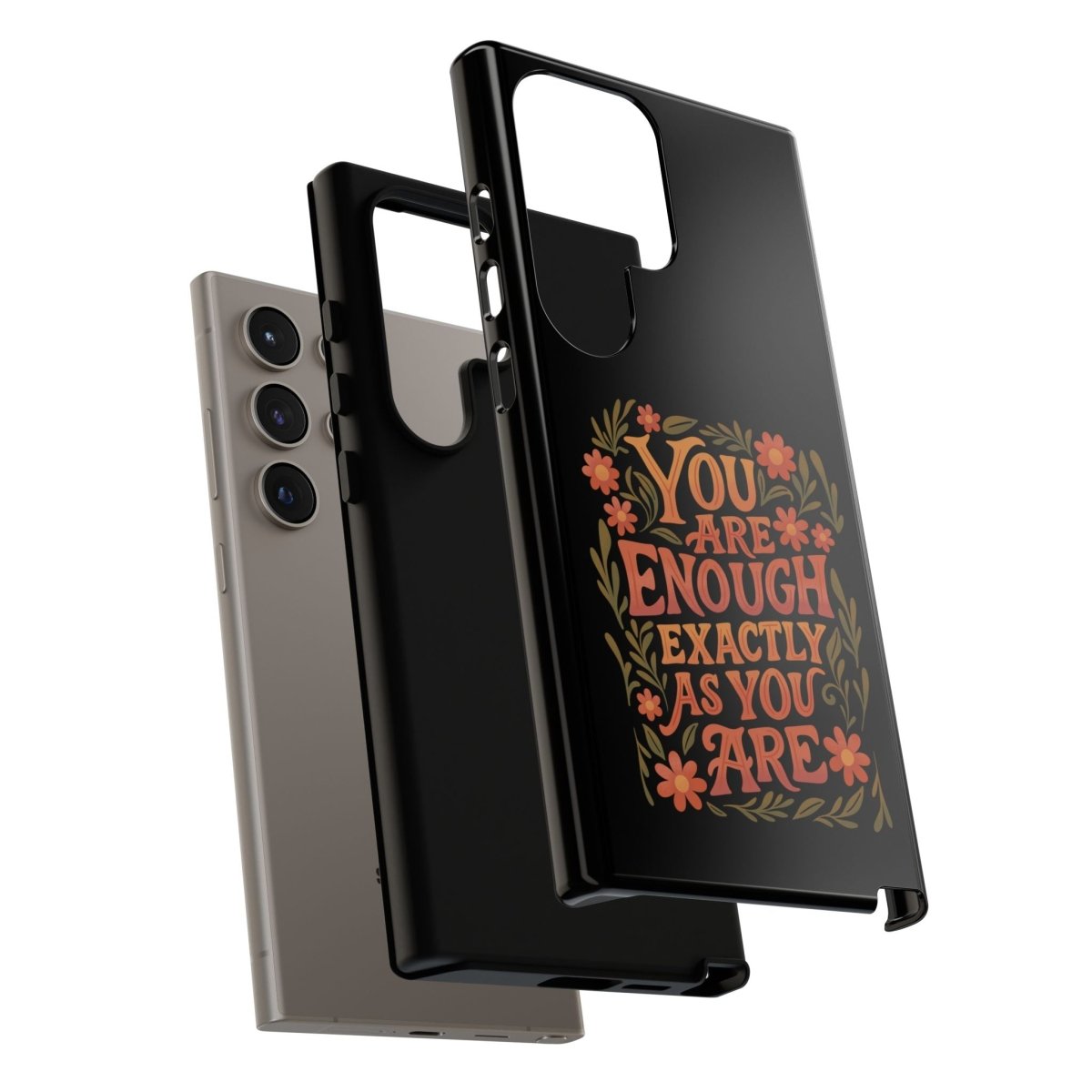 You Are Enough Exactly As You Are Protective Phone Case - Self - Care Shirts