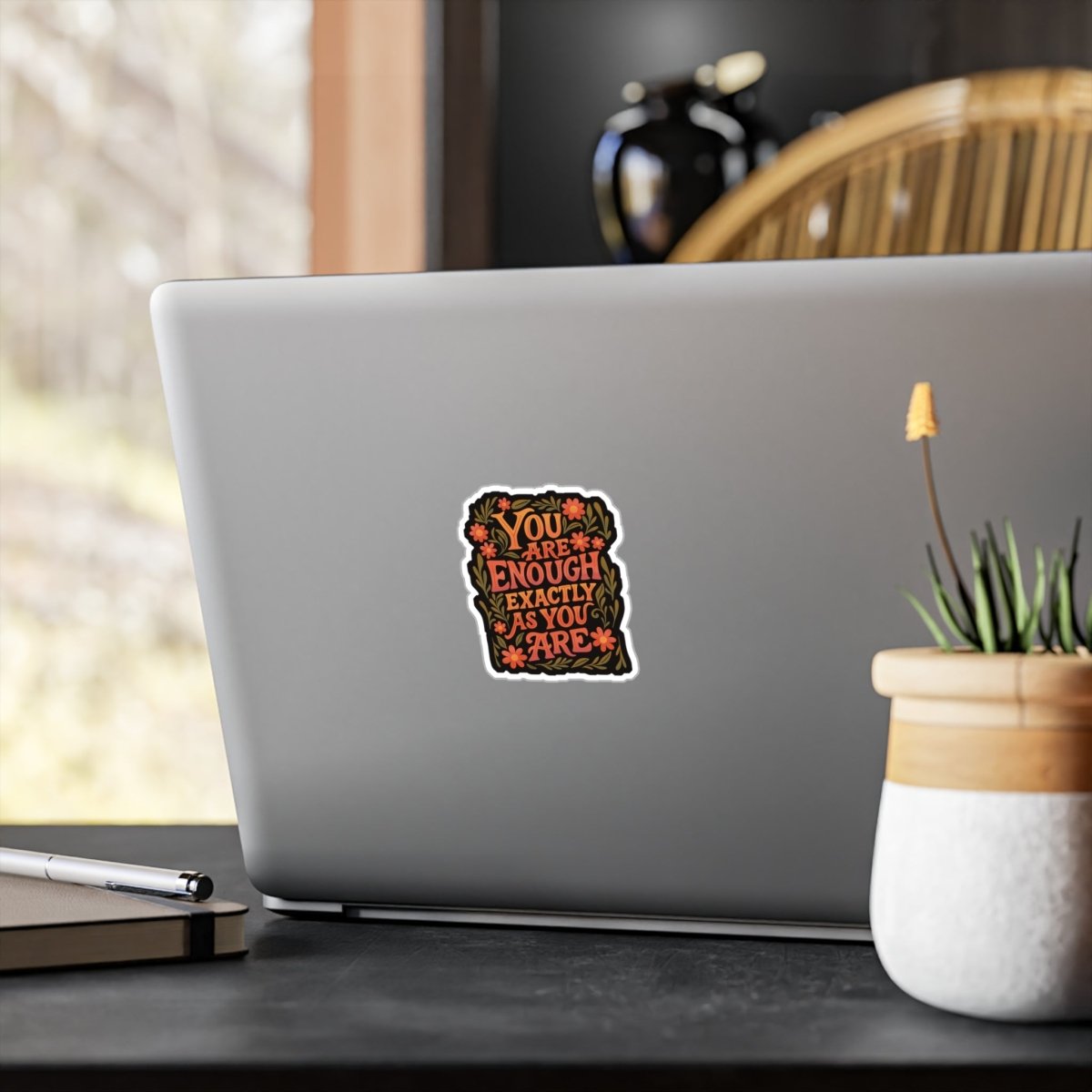 You Are Enough Exactly as You Are Sticker - Self - Care Shirts