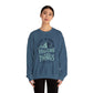 You Can Do Hard Things Blue Sweatshirt - Self - Care Shirts