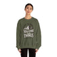 You Can Do Hard Things Brown Sweatshirt - Self - Care Shirts